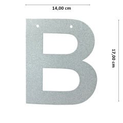 Bride To Be Banner, 3,50 mt, Gümüş