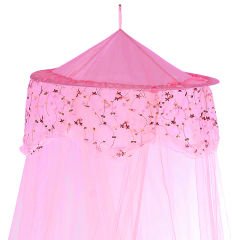 Yatak Gölgelikli Mega Boy Lüks Cibinlik Sineklik - Pembe