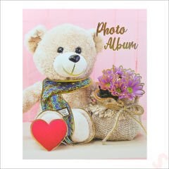 Bebek Fotoğraf Albümü, Kutulu ve 40 Resimlik, Pembe