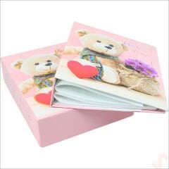 Bebek Fotoğraf Albümü, Kutulu ve 40 Resimlik, Pembe