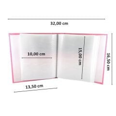 Bebek Fotoğraf Albümü, Kutulu ve 40 Resimlik, Pembe