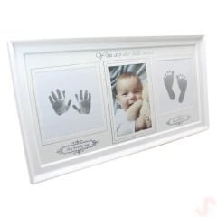 Bebek El ve Ayak İzli Resim Çerçevesi, 39cm x 21cm