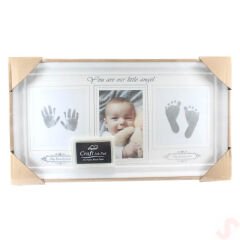 Bebek El ve Ayak İzli Resim Çerçevesi, 39cm x 21cm