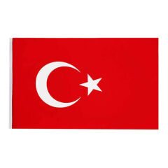 Türk Bayrağı 3,20 mt İpe Sıralı, 8 cm x 12 cm. - 40'lı