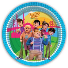 Rafadan Tayfa Karton Tabak - 23cm x 8 Adet