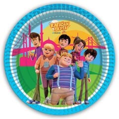 Rafadan Tayfa Karton Tabak - 23cm x 8 Adet