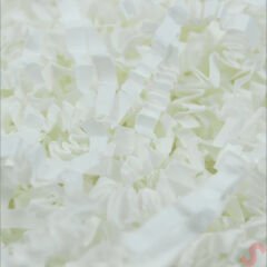 Zikzak Kırpıntı Kağıt Paketleme Dolgu Malzemesi, 50 gr - Beyaz