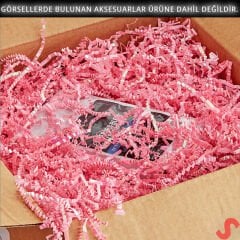 Zikzak Kırpıntı Kağıt Paketleme Dolgu Malzemesi, 50 gr - Pembe