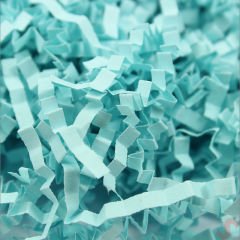 Zikzak Kırpıntı Kağıt Paketleme Dolgu Malzemesi, 50 gr - Mavi