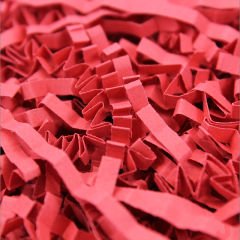 Zikzak Kırpıntı Kağıt Paketleme Dolgu Malzemesi, 50 gr - Kırmızı