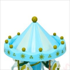 Atlı Karınca Müzik Kutusu, 17cm x 10cm - Mavi