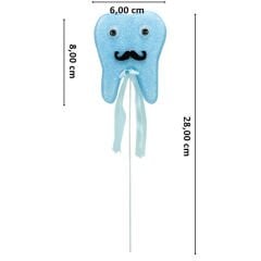 Diş Buğdayı Lavantalı Çubuk Süs, Mavi