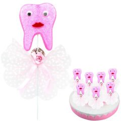 Diş Buğdayı Lavantalı Çubuk Süs, Pembe