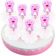 Diş Buğdayı Lavantalı Çubuk Süs, Pembe