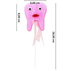 Diş Buğdayı Lavantalı Çubuk Süs, Pembe