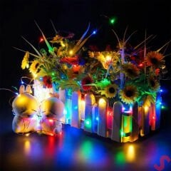 2 mt Multi Renk 20 Ledli Pilli Peri Led Işık
