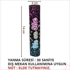 Cinsiyet Partisi Sis Bombası, 30 Saniye - Mavi