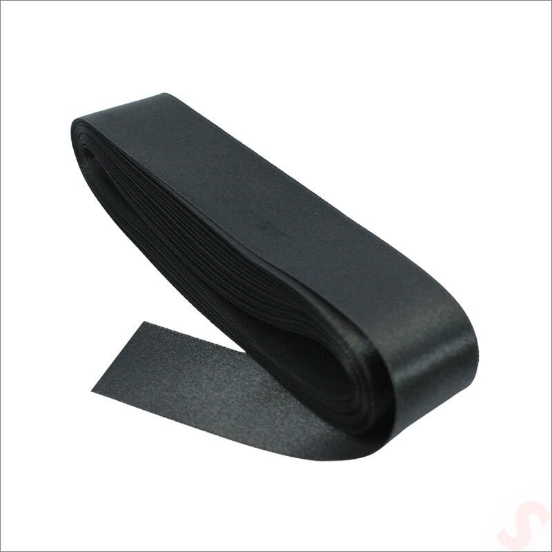 Saten Kurdele, 3cm x 10mt - Siyah
