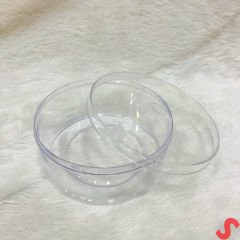 Mika, Kapaklı Oval Şeffaf Kutu, 7cm x 5cm x 12 Adet