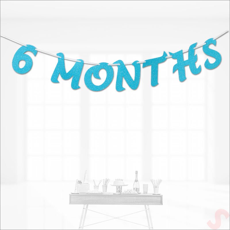 6 Month's Simli Eva Banner, 75 cm - Mavi