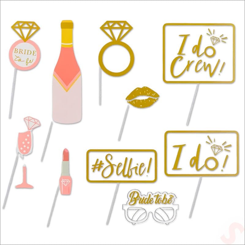 Bride To Be Konuşma Balonu Seti, 10 Parça