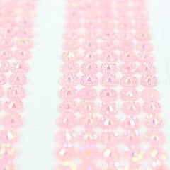 Yapışkanlı Kristal Süsleme Taşları 0,50 cm Çap, 600 Adet Taş, Pembe