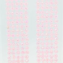 Yapışkanlı Kristal Süsleme Taşları 0,50 cm Çap, 600 Adet Taş, Pembe