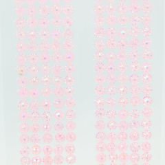 Yapışkanlı Kristal Süsleme Taşları 0,50 cm Çap, 600 Adet Taş, Pembe