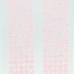 Yapışkanlı Kristal Süsleme Taşları 0,50 cm Çap, 600 Adet Taş, Pembe