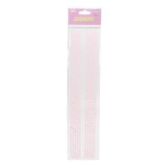 Yapışkanlı Kristal Süsleme Taşları 0,50 cm Çap, 600 Adet Taş, Pembe