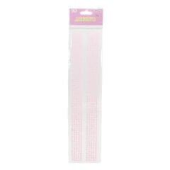 Yapışkanlı Kristal Süsleme Taşları 0,50 cm Çap, 600 Adet Taş, Pembe