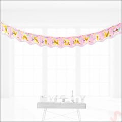 1 Yaşındayım Banner, 2 mt x 17 cm - Pembe