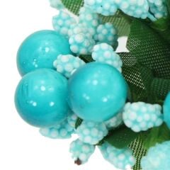 Yapay Çiçek, 12 Adetli Tomurcuk Cipso, 10 cm, Mavi - 6 Demet