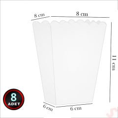 İyi Ki Doğdun Pembe Mısır Kutusu - 8 Adet