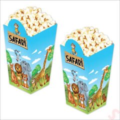 Safari Sevimli Hayvanlar Mısır Kutusu - 8 Adet