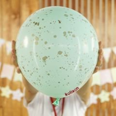 Sıçrama Desen Baskılı Makaron Balon, 30cm x 8 Adet
