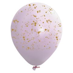 Sıçrama Desen Baskılı Makaron Balon, 30cm x 8 Adet
