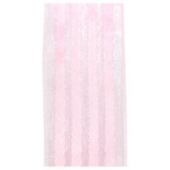 Şifon Kurdele, 4 Yollu ve Saten Çizgili, 2,50 cm x 23 mt - PEMBE
