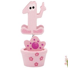 1 Yaş Figürlü Notluk - Pembe