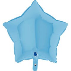 Yıldız Folyo Balon, 45 cm - Mavi