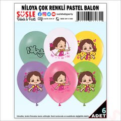 Niloya Balon, 30cm x 6 Adet