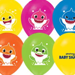 Baby Shark Balon, 30cm x 6 Adet
