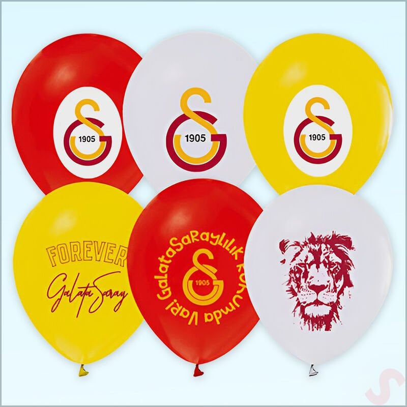 Galatasaray Balon, 30cm x 6 Adet
