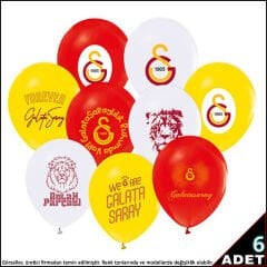 Galatasaray Balon, 30cm x 6 Adet