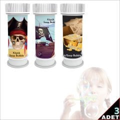 Korsan Partisi Köpük Baloncuk - 3 Adet