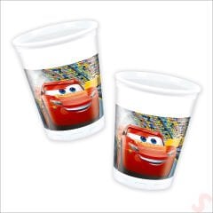 Cars 3, Plastik Bardak - 8 Adet
