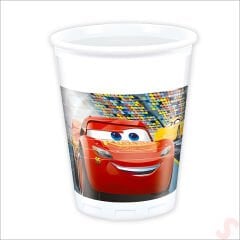 Cars 3, Plastik Bardak - 8 Adet