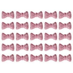 Polyester Papyon Fiyonk, 2,0 x 1,0 cm - 25 Adet - PEMBE