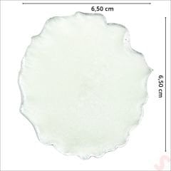 Epoksi Magnet, 6,50 cm - Gümüş - 10 Adet