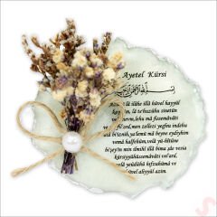 Kutulu ve SüSLü 6,50 cm Epoksi Magnet, Gümüş - 1 Adet